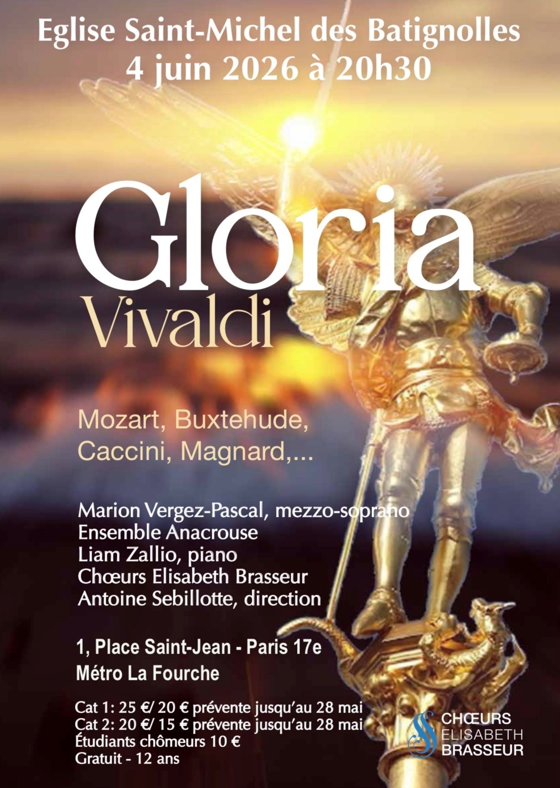Gloria de Vivaldi juin 2026